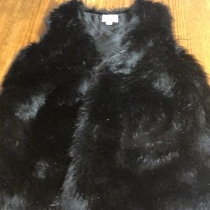 Vest, faux fur